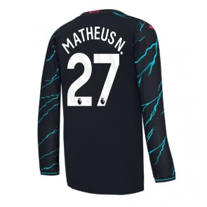 Manchester City Matheus Nunes #27 Replika Tredjetrøje 2023-24 Langærmet